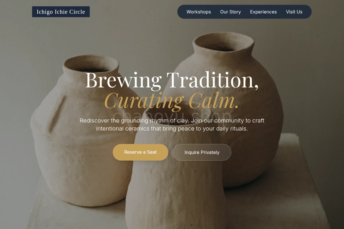 Ceremony Pottery Ceramic Studio